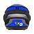 Capacete Moto Fechado Attack HSA Viseira Cristal Preto/Azul Inmetro Tamanho 58 - Pro Tork - Imagem 5