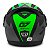 Capacete Moto Fechado Evolution 788 G7 Viseira Cristal Preto/Verde Inmetro Tamanho 58 - Pro Tork - Imagem 5