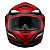 Capacete Moto Fechado Preto Vermelho G8 EVO Viseira Cristal Inmetro Tamanho 58 - Pro Tork - Imagem 3