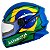 Capacete Moto Fechado R8 Patriota Viseira Cristal Inmetro Tamanho 58 - Pro Tork - Imagem 1