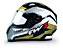 Capacete Moto Fechado GTN Super Viseira Cristal Dourado/Cinza/Branco Inmetro Tamanho 60 - FW3 - Imagem 1