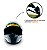 Capacete Moto Fechado GTN Super Viseira Cristal Dourado/Cinza/Branco Inmetro Tamanho 60 - FW3 - Imagem 3