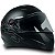 Capacete Moto Fechado GT Classic Viseira Cristal Preto Fosco Único Decal Inmetro Tamanho 58 - FW3 - Imagem 3