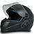 Capacete Moto Fechado GT Classic Viseira Cristal Preto Fosco Único Decal Inmetro Tamanho 58 - FW3 - Imagem 4