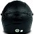 Capacete Moto Fechado GT Classic Viseira Cristal Preto Fosco Único Decal Inmetro Tamanho 60 - FW3 - Imagem 4