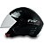 Capacete para Moto Aberto X Open Classic Preto Brilhante com Viseira Cristal Tamanho 56 - FW3 - Imagem 1