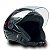 Capacete Moto Aberto X Open Classico Viseira Cristal Preto Inmetro Tamanho 60 - FW3 - Imagem 3
