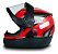 Capacete Moto Fechado Automatic Vermelho Viseira Cristal Inmetro Tamanho 60 - FW3 - Imagem 1