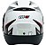 Capacete Moto Fechado Automatic Branco Viseira Cristal Inmetro Tamanho 56 - FW3 - Imagem 6