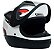 Capacete Moto Fechado Automatic Branco Viseira Cristal Inmetro Tamanho 60 - FW3 - Imagem 2