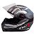 Capacete Moto Fechado GTN Fox Viseira Cristal Grafite Inmetro Tamanho 58 - FW3 - Imagem 1