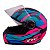 Capacete Moto Fechado GTN Fox Viseira Cristal Rosa Inmetro Tamanho 58 - FW3 - Imagem 1