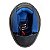 Capacete Moto Fechado GTN R1 Viseira Cristal Preto Fosco/Vermelho Inmetro Tamanho 58 - FW3 - Imagem 3