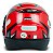 Capacete Moto Fechado Automatic Viseira Cristal Vermelho Inmetro Tamanho 56 - FW3 - Imagem 6