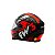 Capacete Moto Fechado GTN Speed Branco Vermelho Viseira Cristal Inmetro Tamanho 56 - FW3 - Imagem 2