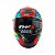 Capacete Moto Fechado GTN Fox Laranja Viseira Cristal Inmetro Tamanho 60 - FW3 - Imagem 2
