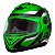 Capacete Moto Fechado Verde G8 EVO Viseira Cristal Inmetro Tamanho 58 CAP-718VD - Pro Tork - Imagem 3