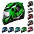 Capacete Moto Fechado Verde G8 EVO Viseira Cristal Inmetro Tamanho 60 CAP-719VD - Pro Tork - Imagem 8