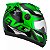Capacete Moto Fechado Verde G8 EVO Viseira Cristal Inmetro Tamanho 62 CAP-736VD - Pro Tork - Imagem 6
