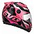 Capacete Moto Fechado Rosa G8 EVO Viseira Cristal Inmetro Tamanho 58 CAP-718PK - Pro Tork - Imagem 6