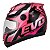 Capacete Moto Fechado Rosa G8 EVO Viseira Cristal Inmetro Tamanho 62 CAP-736PK - Pro Tork - Imagem 2
