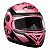 Capacete Moto Fechado Rosa G8 EVO Viseira Cristal Inmetro Tamanho 62 CAP-736PK - Pro Tork - Imagem 5