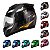 Capacete Moto Fechado Preto G8 EVO Viseira Cristal Inmetro Tamanho 56 CAP-717BLK - Pro Tork - Imagem 8