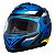 Capacete Moto Fechado Azul com Amarelo G8 EVO Viseira Cristal Inmetro Tamanho 58 718AZAM -  Pro Tork - Imagem 3