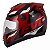 Capacete Moto Fechado Vermelho G8 EVO Viseira Cristal Inmetro Tamanho 56 58 60 62 - Pro Tork - Imagem 2