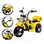 Moto Motinho Elétrica Infantil Tipo Harley Bateria 6 V Amarela Cor Amarelo Zippy Toys - Imagem 5