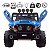 Carrinho Elétrico Infantil Super Cross 4x4 12v para 2 Crianças Azul Controle Remoto Luzes/Som Suporta 30kg - Zippy Toys - Imagem 3