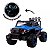 Carrinho Elétrico Infantil Super Cross 4x4 12v para 2 Crianças Azul Controle Remoto Luzes/Som Suporta 30kg - Zippy Toys - Imagem 7