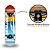 Skate Pro Urban Vermelho Amarelo e Azul + Kit Proteção Contra Impactos Bel Tamanho P - Imagem 9