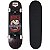Skate Iniciante Turma da Mônica + Kit de Proteção Preto Tamanho M Ajustável - Imagem 2
