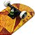 Skate Doritos Nachos Semi Profissional+ Kit de Proteção Preto Tamanho M Ajustável - Imagem 9