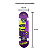 Skate Estampa Caveira Zumbi Semi Profissional + Kit Proteção Tamanho P Ajustável - Imagem 9