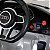 Carrinho Elétrico Audi TT RS 12V Controle Remoto Luzes/Som MP3 USB Velocímetro Digital Led Cinza - Bel - Imagem 11