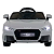 Carrinho Elétrico Audi TT RS 12V Controle Remoto Luzes/Som MP3 USB Velocímetro Digital Led Cinza - Bel - Imagem 1