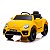 Carrinho Elétrico Infantil VW Beetle Dune Amarelo 6v Suporta 25kg Luzes/Som com Cinto de Segurança - Importway - Imagem 1