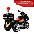 Moto Motinho Elétrica Infantil Policia Preta Som/Luzes Bagageiro 6V 18W BW-006 - Importway - Imagem 4
