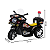 Moto Motinho Elétrica Infantil Policia Preta Som/Luzes Bagageiro 6V 18W BW-006 - Importway - Imagem 2
