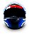 Capacete Moto Fechado GTN Super Viseira Cristal Azul/Branco Brilhante Inmetro Tamanho 56 - FW3 - Imagem 3