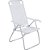 Conjunto Noronha Guarda-Sol Branco + 4 Cadeiras + Mesa em Aluminio Reclinável Regulável Bel - Imagem 3