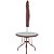 Conjunto Noronha Guarda-Sol Marrom + 4 Cadeiras + Mesa em Alumínio Reclinável Regulável Bel - Imagem 2
