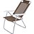 Conjunto Noronha Guarda-Sol Marrom + 4 Cadeiras + Mesa em Alumínio Reclinável Regulável Bel - Imagem 4