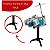 Kit Banda Infantil Bateria Guitarra Microfone Azul Meninos Meninas Irmãos Gêmeos Amigos - Imagem 6