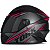 Capacete Moto Fechado R8 Pro Preto/Rosa Viseira Cristal Inmetro Tamanho 60 - Pro Tork - Imagem 1