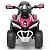Mini Moto Quadriciclo Elétrica Infantil Rosa Bateria 6V Luzes/Som Suporta até 25kg Velocidade Máxima 3km/h - Importway - Imagem 6
