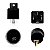 Kit Farol de Milha Saveiro Gol Voyage Auxiliar Neblina Botão Modelo Alternativo Touch - Imagem 5