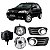 Kit Farol Auxiliar Palio Fire Economy Moldura Cromada Botão Tic Tac 2 Pinos - Suits - Imagem 1
